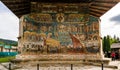 The Last Judgement fresco at the church of Voronet monastery