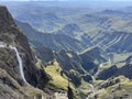 Green Mountains Drakensberg Amphitheatre Tugela Falls