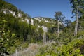 Tourist trail and surroundings while walking through Kvaciansko - Prosiecka valley