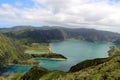 One of the most beautiful volcanic lakes of the island of San Miguel - Lagoa do Fogo