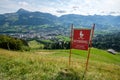 The Streif Downhill, probably the most famous ski race in Austria