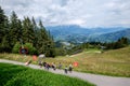 The Streif Downhill, probably the most famous ski race in Austria