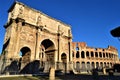 One of the most famous structure in Rome: Royalty Free Stock Photo