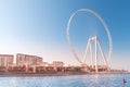 The most largest ferrris wheel in the world - Ain Dubai in United Arab Emirates. Travel destinations and attractions