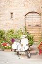 One of the most popular transport in Italy, vintage Vespa