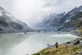 Valley Track, One of the most popular walks in Aoraki/Mt Cook National Park, New Zealand Royalty Free Stock Photo