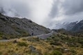 Valley Track, One of the most popular walks in Aoraki/Mt Cook National Park, New Zealand Royalty Free Stock Photo