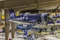 Vought F4U-4 Corsair at the Naval Aviation Museum at NAS Pensacola Royalty Free Stock Photo