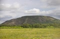 One mountain in the Sterlitamak region of Bashkortostan Shikhan. Single mountain Yuraktau - heart-mountain. Monument of