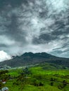 One of the mountains in Indonesia, which is located between Central Java and East Java Royalty Free Stock Photo
