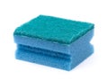 One new clean dishwashing sponge