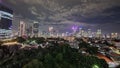 One Night view Of Setiabudi Royalty Free Stock Photo