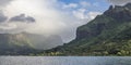 A Northern bay at the Island of Moorea. Royalty Free Stock Photo