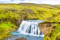 One of numerous waterfalls on the Skoga River - Iceland