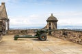 One O`Clock Gun at the Edinburgh Castle, Edinburgh, Scotland, Europe Royalty Free Stock Photo