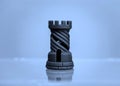 One object photopolymer printed on a 3d printer. Royalty Free Stock Photo