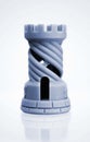 One object photopolymer printed on a 3d printer. Royalty Free Stock Photo