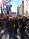 Voter Registration, Women`s March, NYC, NY, USA