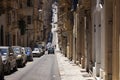 One of the old, historical streets in Valletta / Malta. Image sh