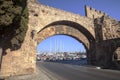 Old walls, Rhodes, Greece