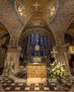 The majestic interior of the Aachen Cathedral, NRW, Germany