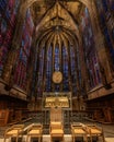 Amazing interior of the Aachen Cathedral, NRW, Germany