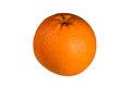One orange fruit isolated on a white background Royalty Free Stock Photo