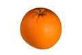 One orange fruit isolated on a white background Royalty Free Stock Photo