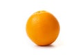One orange fruit isolated on white background Royalty Free Stock Photo