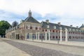 One of the outbuildings next to the entrance of Paleis het Loo in Apeldoorn, the Netherlands Royalty Free Stock Photo