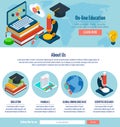 One page online education design