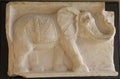 Left Member of a Pair of Architectural Reliefs with Elephants