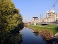 One of the parks in Yekaterinburg Russia, Sverdlovsk region. Royalty Free Stock Photo