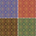 One pattern four colors Royalty Free Stock Photo