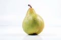 One pear on a white background. AI Generated Royalty Free Stock Photo