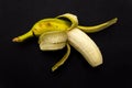 Bananas on different background Royalty Free Stock Photo