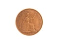 One penny Royalty Free Stock Photo