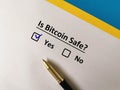 Questionnaire about Bitcoin