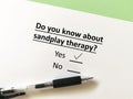 Questionnaire about psychotherapy