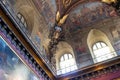 Interior of the Louvre Museum in Paris, France Royalty Free Stock Photo