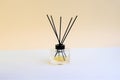 one piece, deluxe fragrant reed diffuser glass bottle used as indoor air freshener