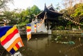 The One Pillar Pagoda Chua Mot Cot is the historic, most iconic Buddhist temple in Hanoi, Vietnam