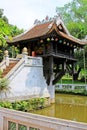 One Pillar Pagoda, Hanoi Vietnam Royalty Free Stock Photo