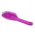 One Pink hair brush isolated on white Royalty Free Stock Photo