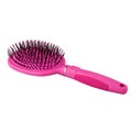 One Pink hair brush isolated on white Royalty Free Stock Photo