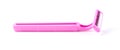 One Pink lady shaver isolated on white background Royalty Free Stock Photo