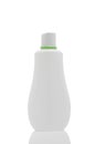 One plastic bottle with spray Royalty Free Stock Photo