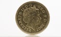 One pound coin Royalty Free Stock Photo