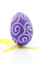 One purple easter egg