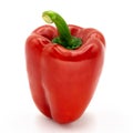 Red bell pepper, isolated on a white background